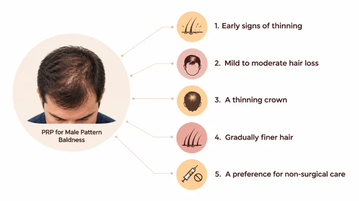 who may benefit from PRP hair treatment